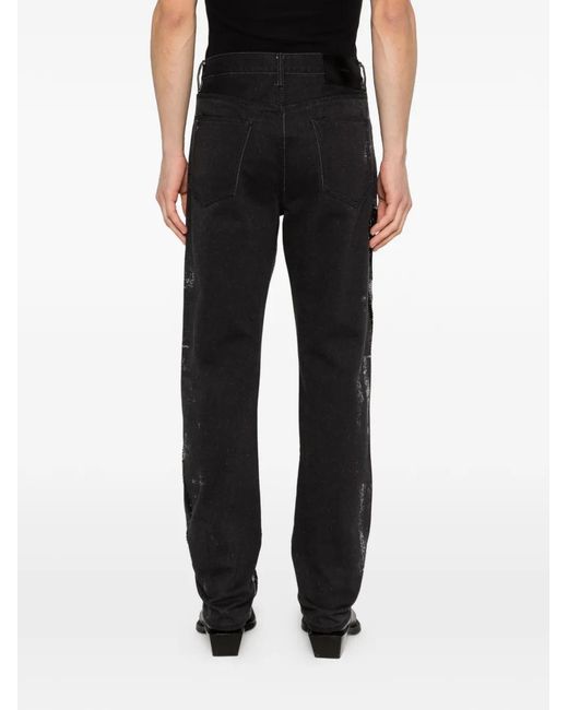 Purple Brand Gray Beaded Palms Denim Jeans for men