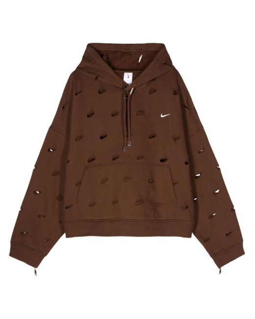X Jacquemus hoodie à logo imprimé Nike en coloris Brown