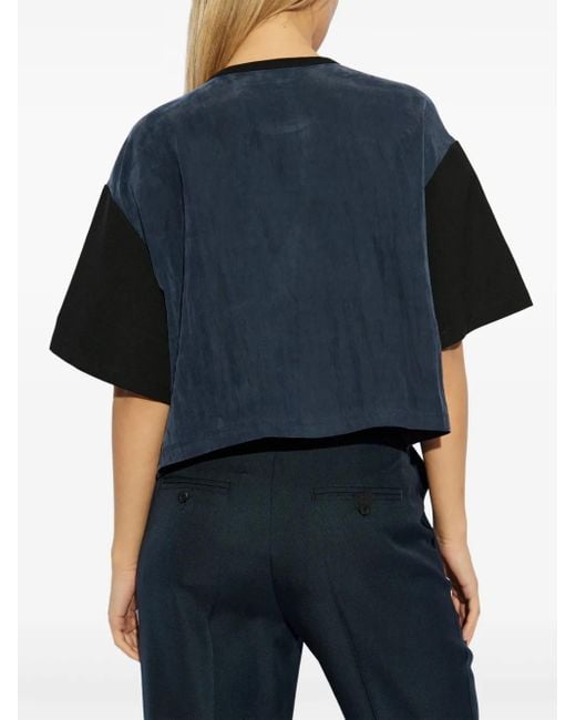 Emporio Armani パネル Tシャツ Black