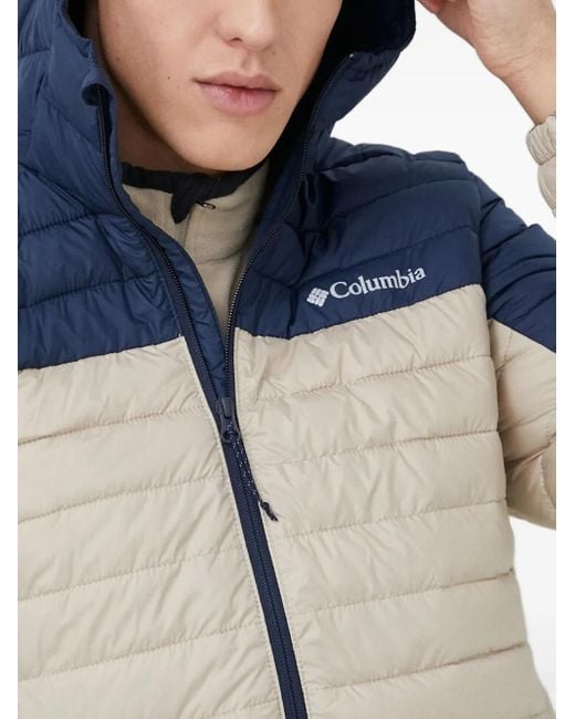 Columbia Blue Falls Hooded Quilted Jacket for men