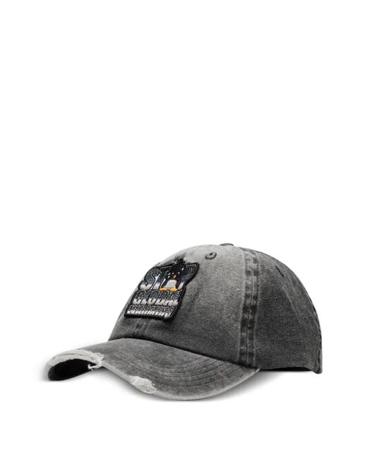 PRAYING Gray Global Warming Baseball Cap for men