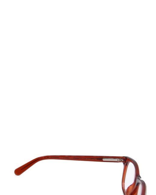 Marc Jacobs Orange Square-Frame Glasses