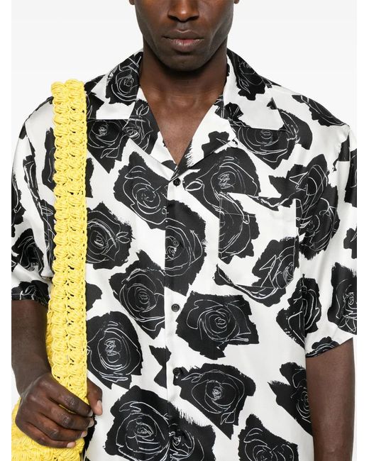 Marni Black Short Sleeves Shirt for men