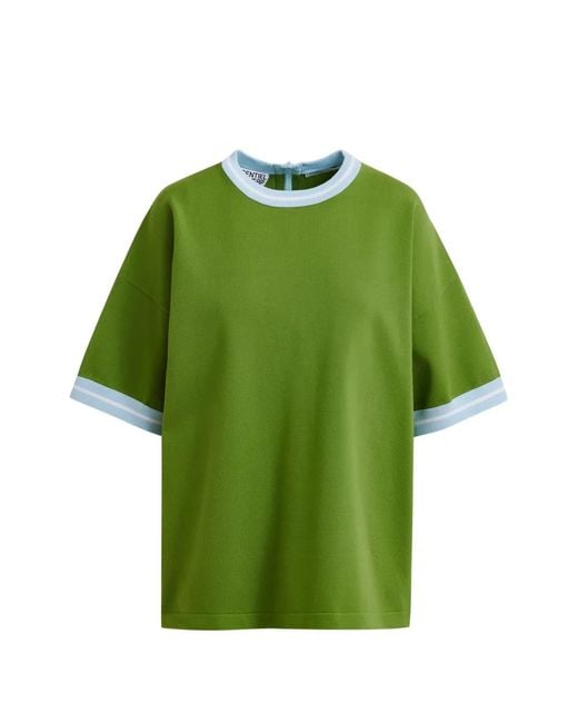 Essentiel Antwerp Green Jismart Zip-Fastening Top
