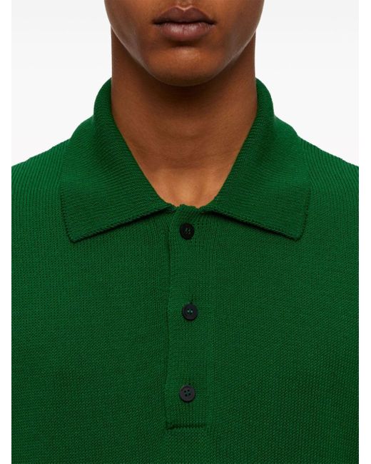 Ferragamo Gebreid Poloshirt in het Green voor heren