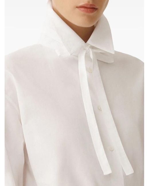 Fabiana Filippi White Poplin Shirt