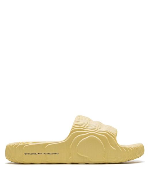 adidas Adilette 22 Slides in Natural for Men | Lyst UK