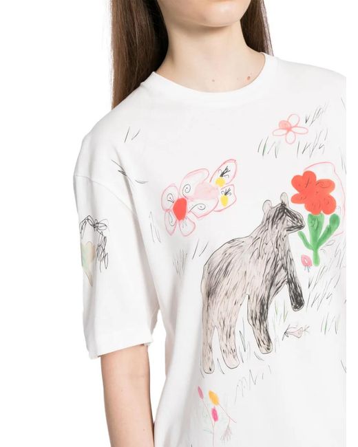 JNBY White Short Sleeves T-Shirt