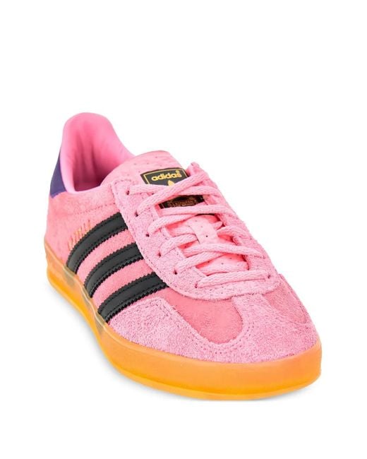 Adidas Originals Pink Gazelle Indoor Suede Sneakers