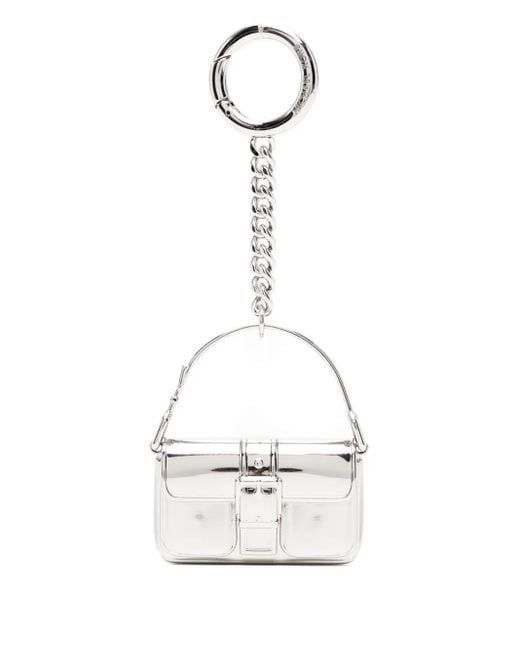 Michael Kors White Colby Bag Charm