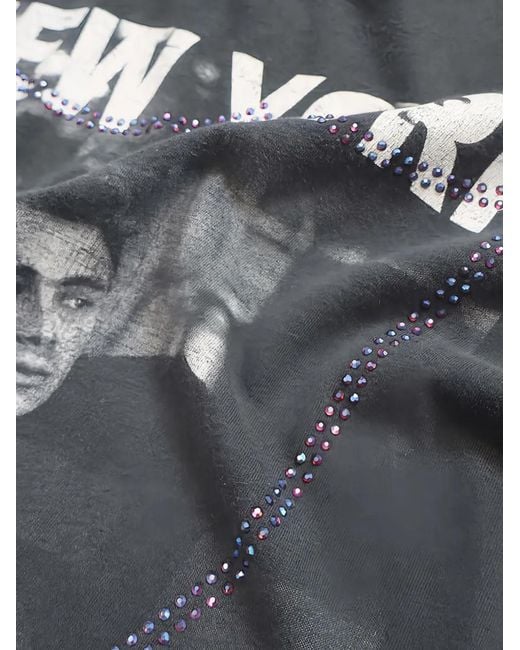 HTC Blue James Dean Lux Graphic-Print T-Shirt for men