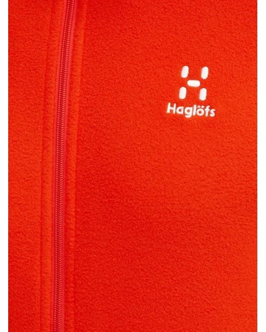 Haglöfs Red Buteo Zip-Up Sweater for men