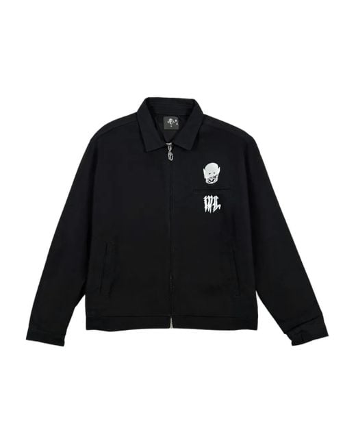 Warren Lotas Black Demon-Detail Jacket for men