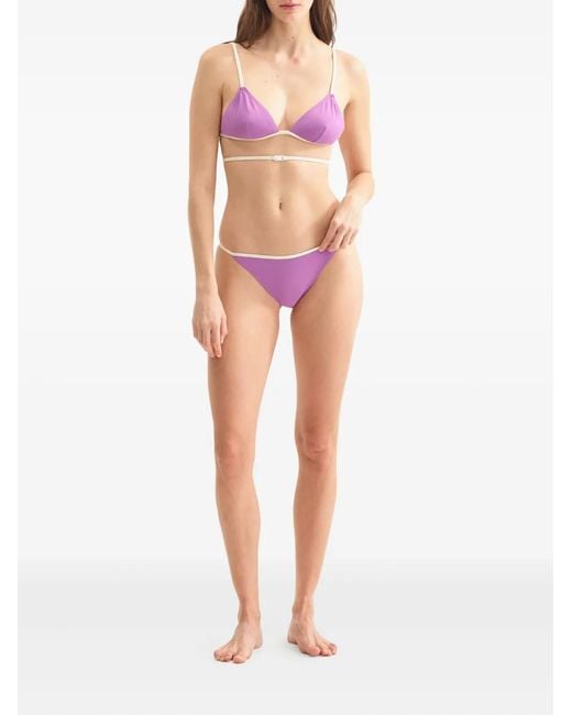 Eres Purple Pat Bikini Bottoms