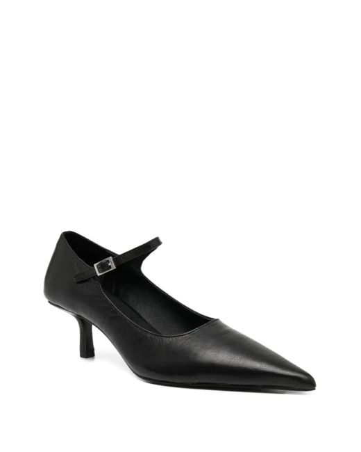 Senso Black 65Mm Leather Pumps