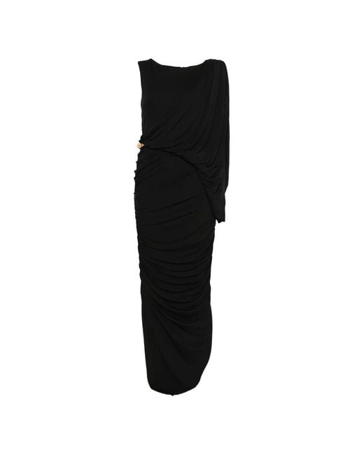 PRONOVIAS THE PARTY EDIT Black X Elisabetta Franchi Robe Longue À Fronces