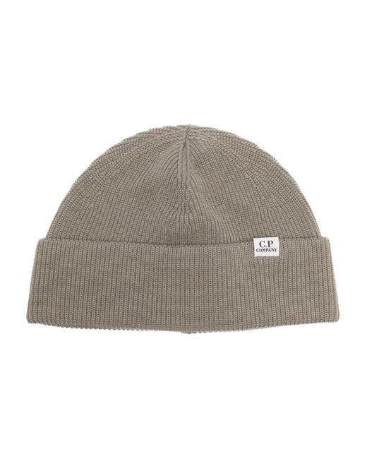 Cp company shop beanie grey