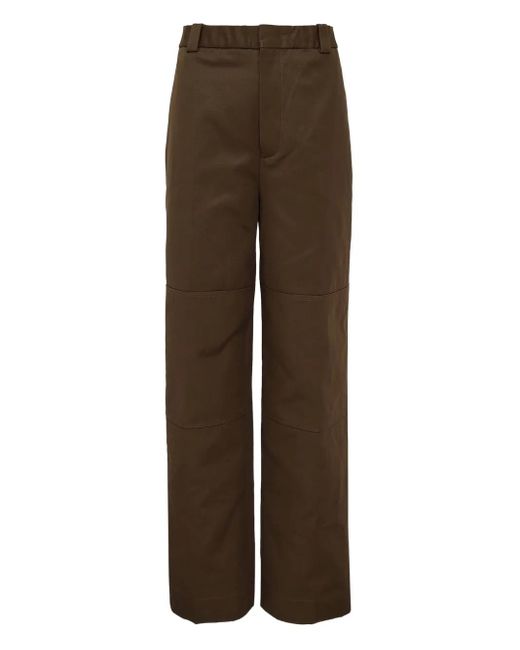 メンズ Jil Sander プリーツ パンツ Brown