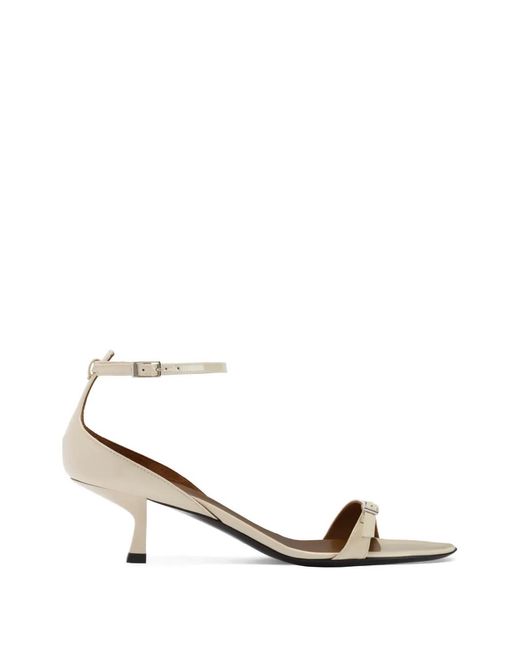 Giuseppe Zanotti Natural Buckle Ankle Strap Sandals