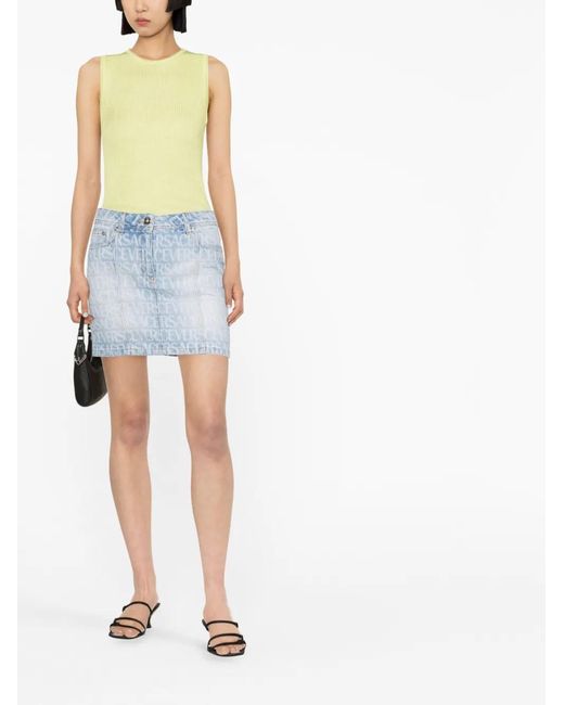 Versace Blue Skirts