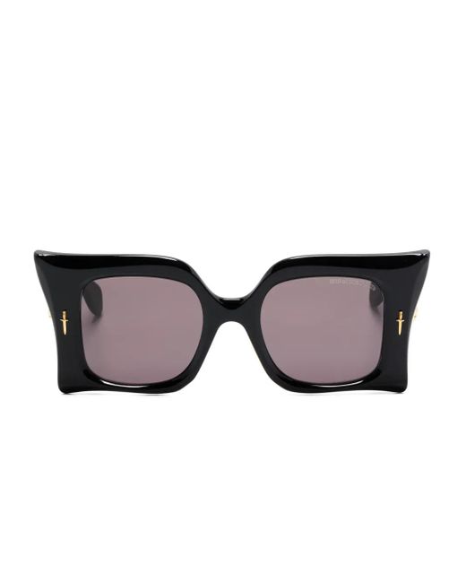 Cutler & Gross Black Medusa Sunglasses
