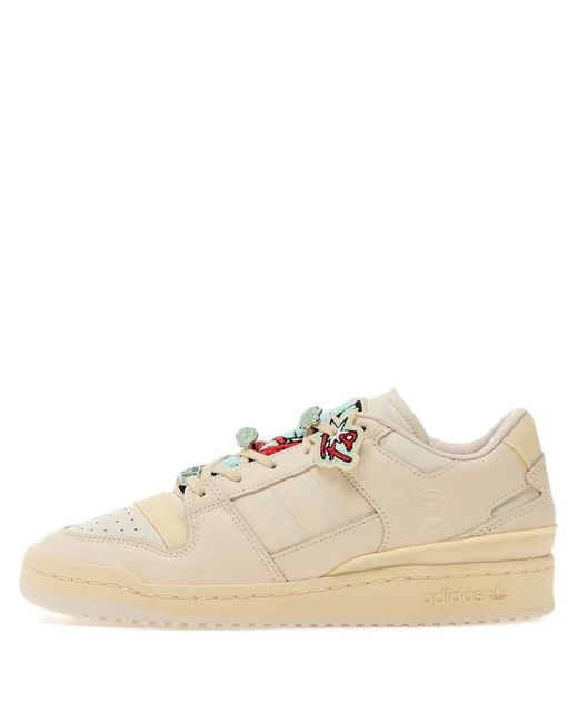 Adidas Natural Embroidered-Patch Sneakers for men