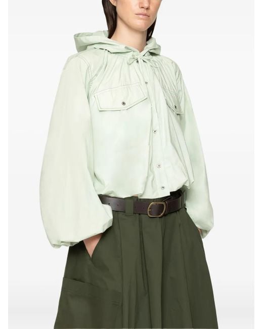 Sea Green Sullivan Hoodie mit Ballonärmeln