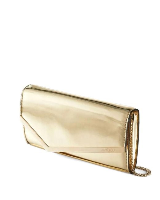 Jimmy Choo Natural Emmie Clutch Bag