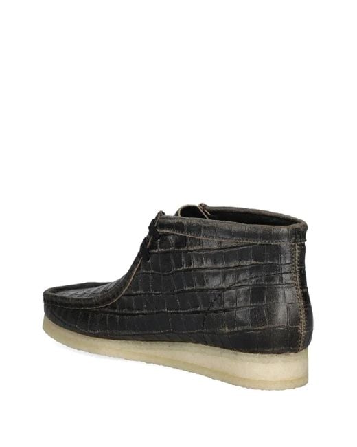 Clarks Black Wallabee Boots for men