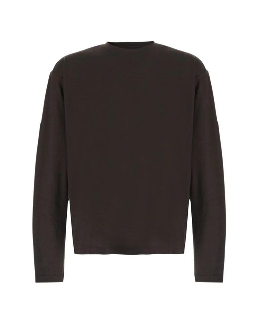 TONYWACK Black Long-Sleeve Sweater for men