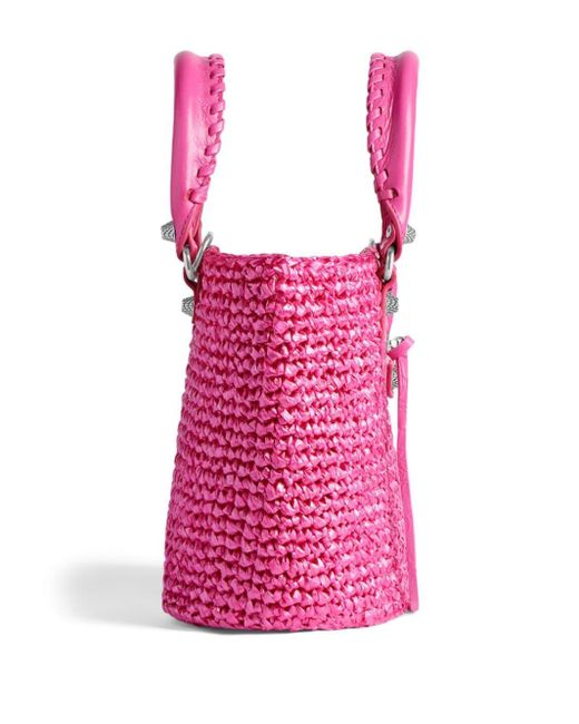 Balenciaga Le Cagole Kleine Shopper in het Pink