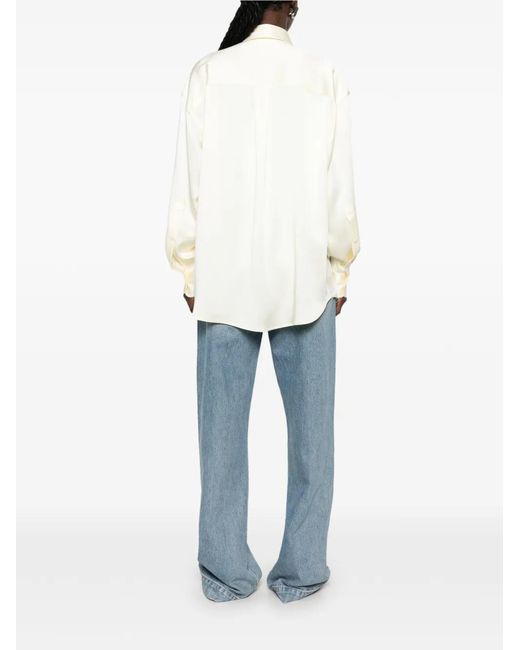 Stella McCartney White Pocket Studded Shirt