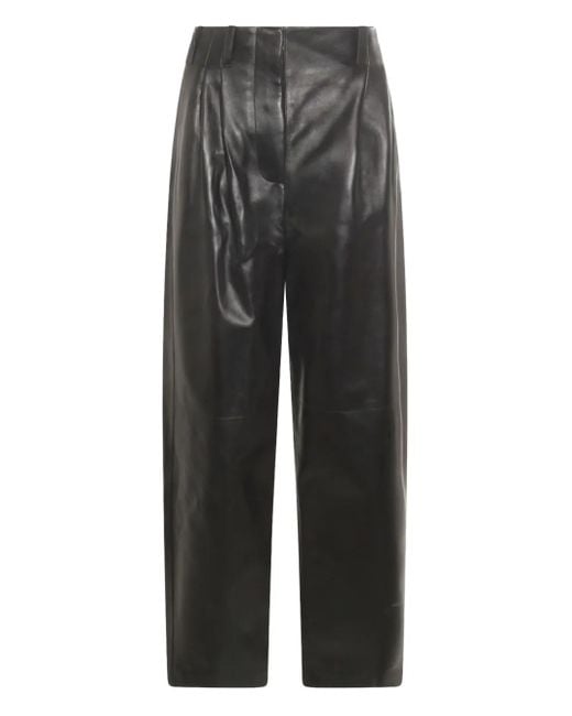 Givenchy Leren Broek in het Gray