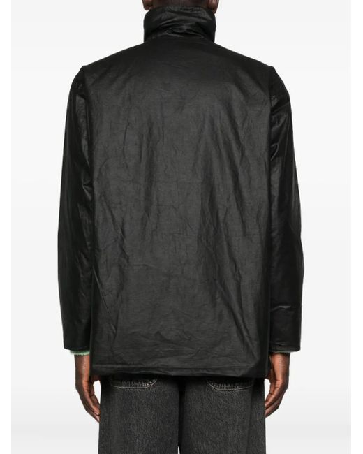 sunflower Black Corduroy-Collar Pocket Jacket for men