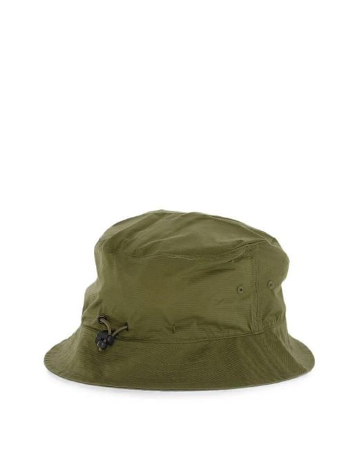 Woolrich Green Pertex Ripstop Bucket Hat for men