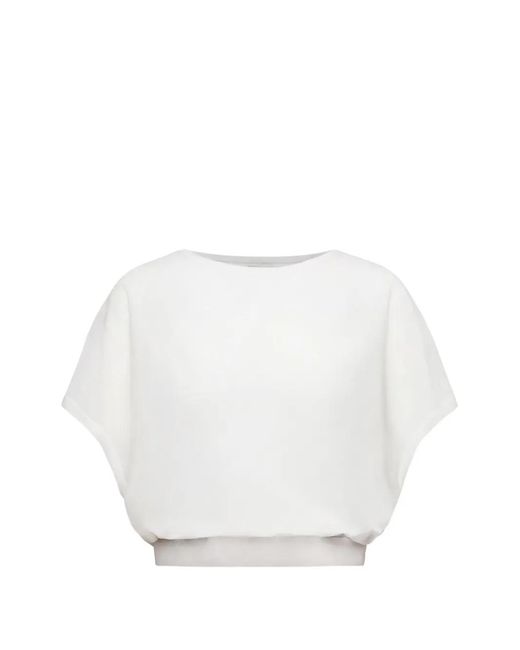 Drykorn White Gerlotta Knitted T-Shirt