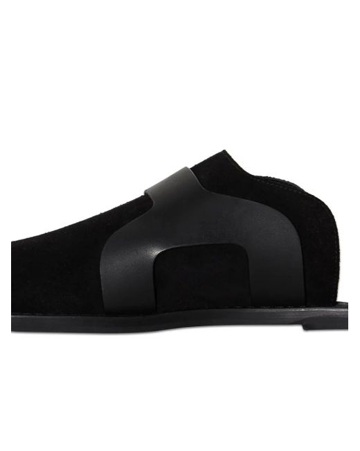 Mules À Empiècements En Daim Osklen en coloris Black