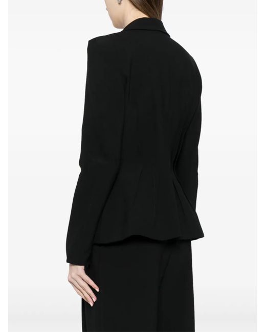 Elie Saab Black Inverted Dart Blazer