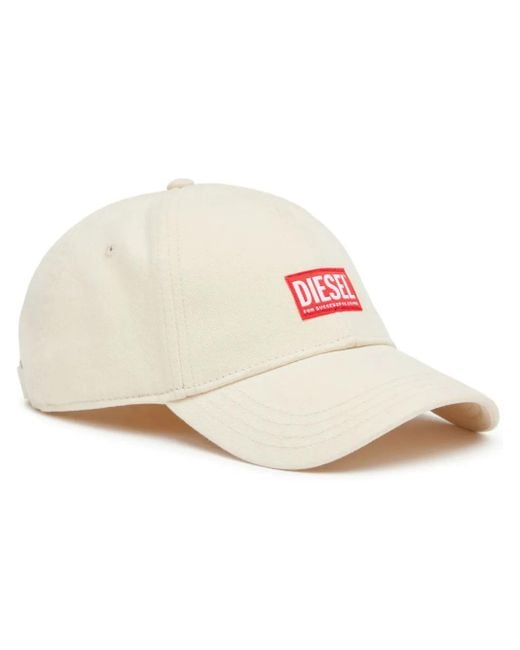 DIESEL Basecap mit Logo-Patch in Natural für Herren