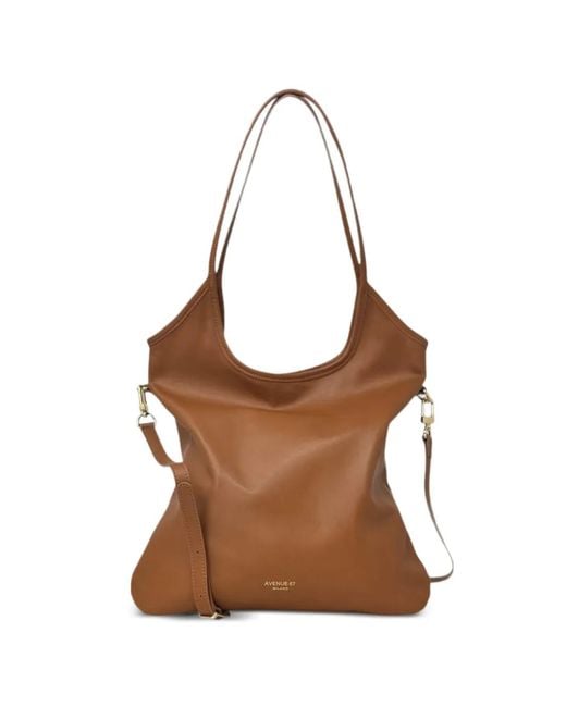 Avenue Brown Shanty Shoulder Bag