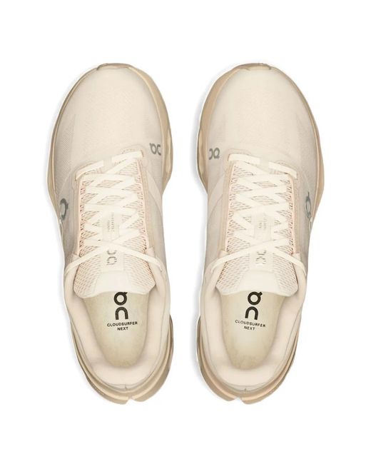 On Shoes White Cloudsurfer Next Perforated Sneakers