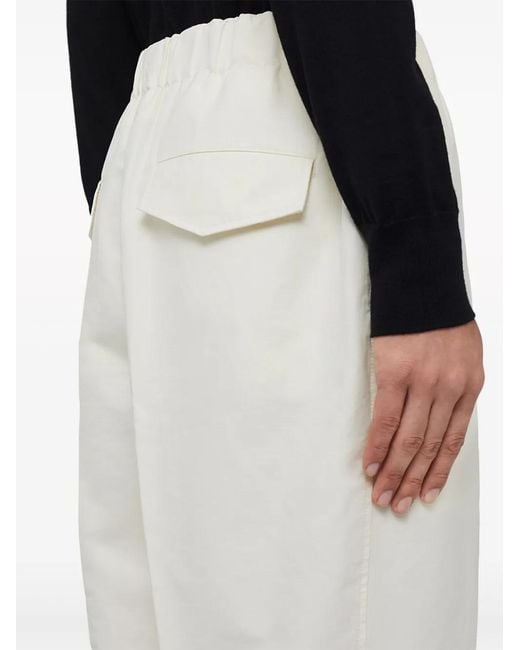 Jil Sander White Trousers for men