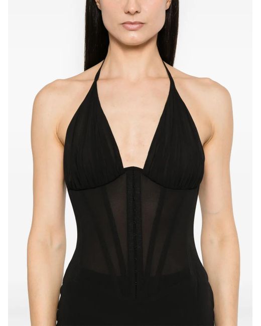Monot Black Kleid Mit Bustier