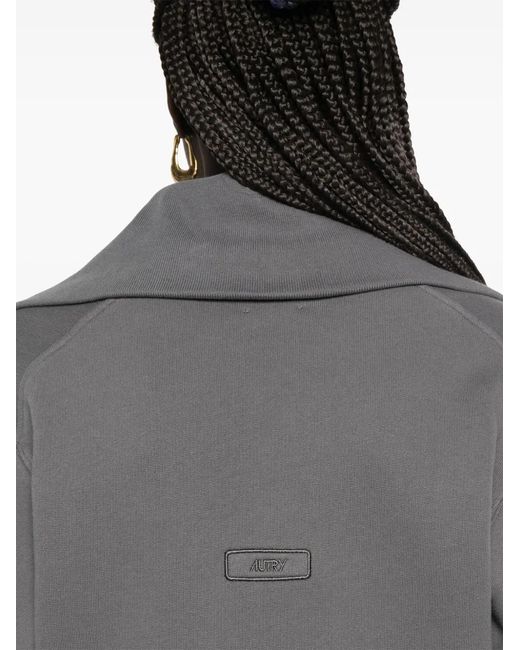 Autry Sweater Met Rits in het Gray