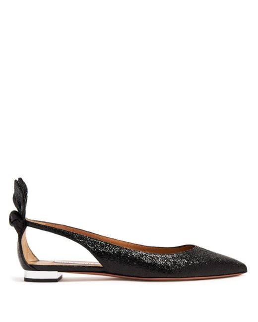 Aquazzura deneuve ballet flats sale