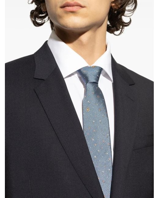 Paul Smith Blue Tie Rabbit Flr for men