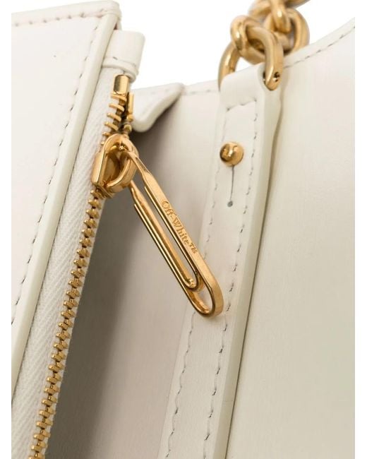Off-White c/o Virgil Abloh White Jitney 0.5 Shoulder Bag