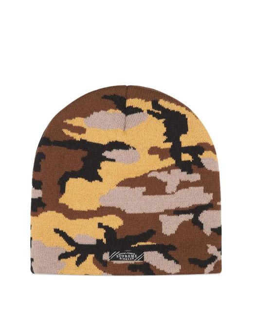 Supreme Marithe + François Girbaud Beanie in Brown for Men Supreme Marithe + François Girbaud Beanie in Brown for Men
