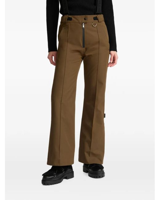 Yves Salomon Natural Logo-Strap Ski Pants
