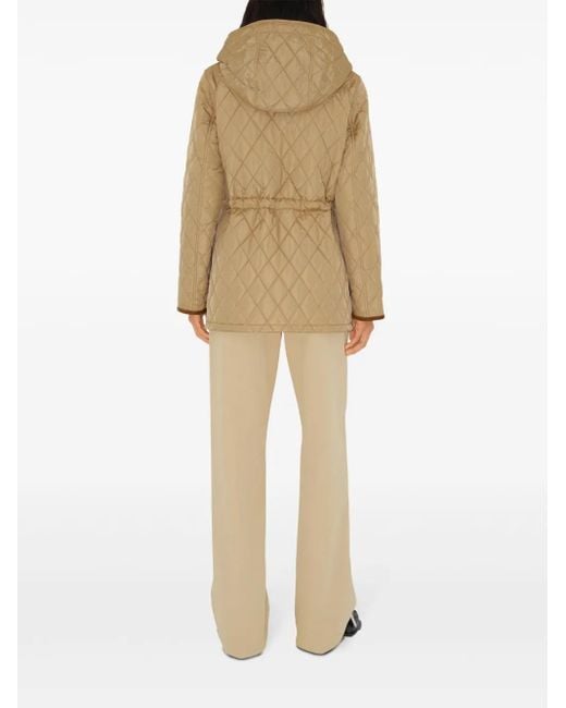 Burberry Natural Quilted Parka